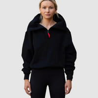 Cowl Neck Sweater - Black