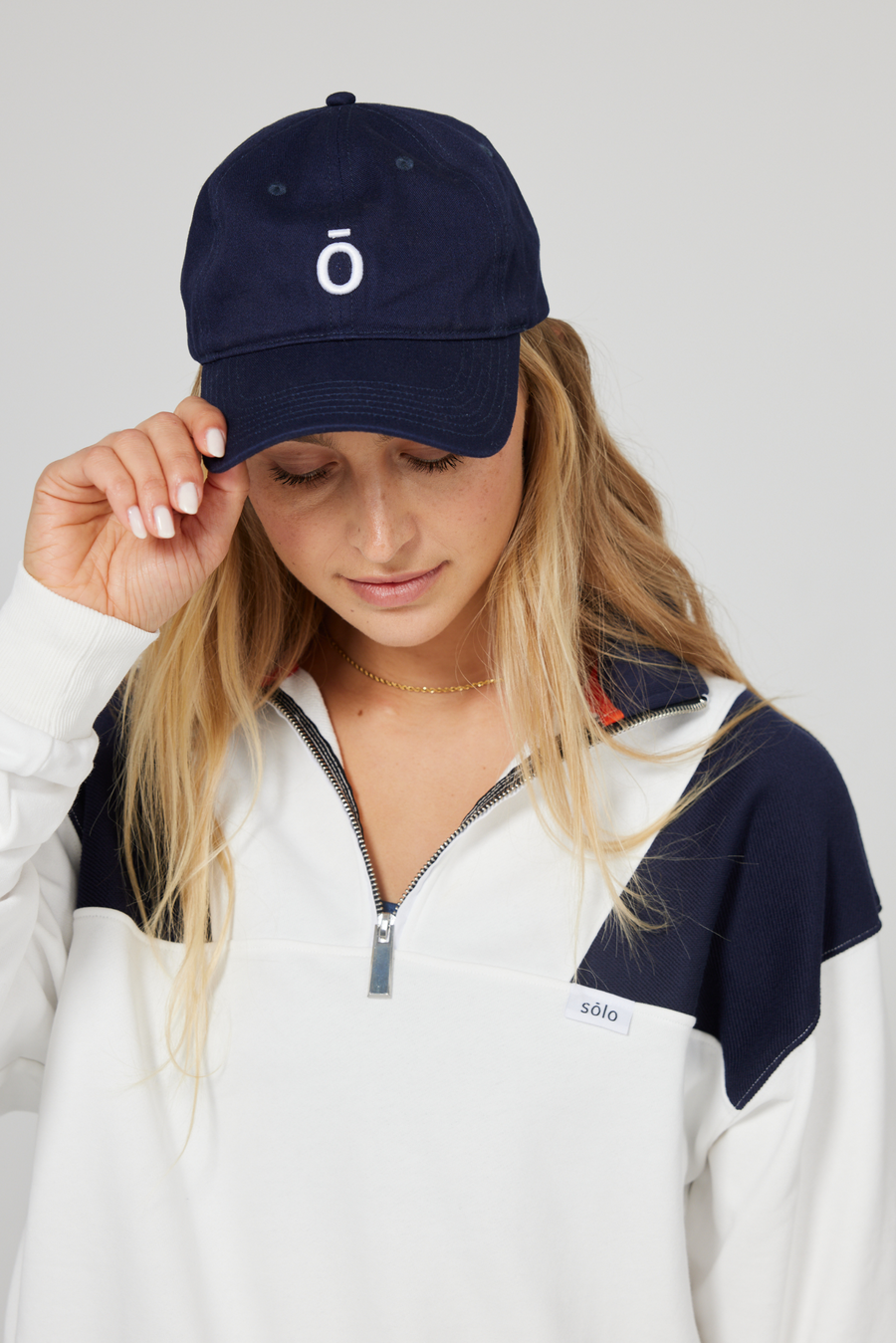 The Staple Unstructured Cap - French Navy